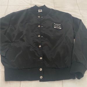 Ivory Jar Bomber Jacket